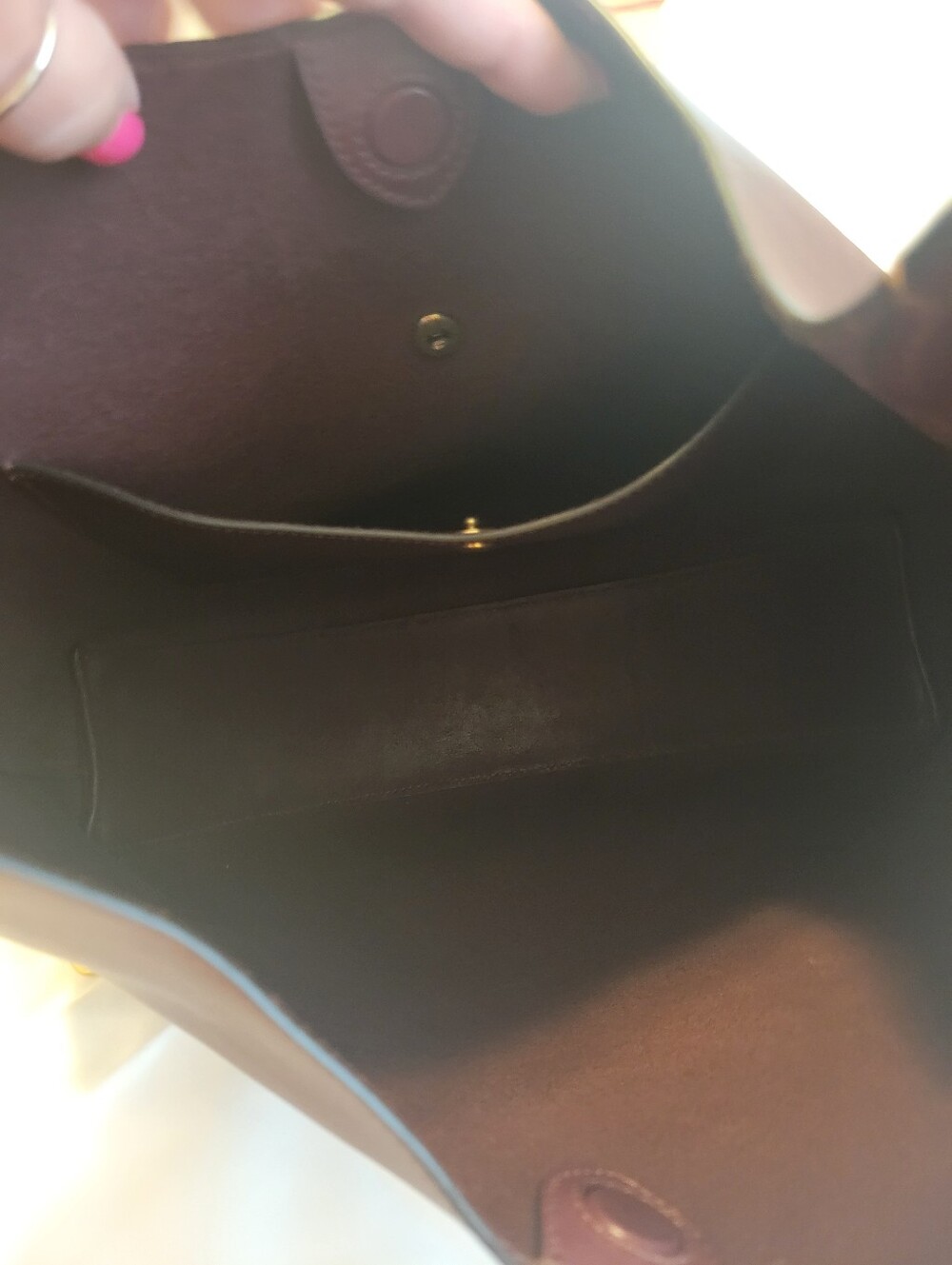 Coach Brooklyn 34 in Merlot - Picture 9 of 16